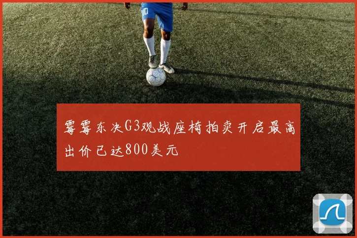 霉霉东决G3观战座椅拍卖开启最高出价已达800美元